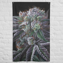 Load image into Gallery viewer, Black Afghan cannabis flag