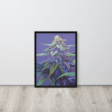 Load image into Gallery viewer, Purple Haze framed poster - black frame