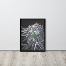 Load image into Gallery viewer, Black Afghan framed poster - black frame