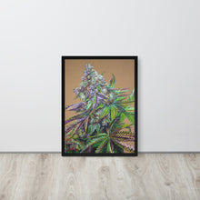 Load image into Gallery viewer, Mendo Breath framed poster - black frame