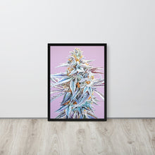 Load image into Gallery viewer, Trufflelatto Berry framed poster - black frame