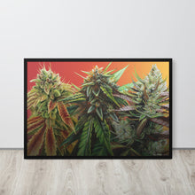 Load image into Gallery viewer, FIRE framed 36x24 poster - black frame
