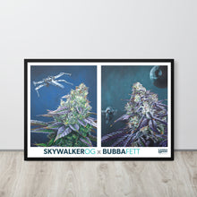 Load image into Gallery viewer, FRAMED Star Wars Cannabis Poster