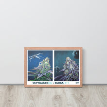 Load image into Gallery viewer, FRAMED Star Wars Cannabis Poster