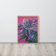 Load image into Gallery viewer, Tropicana Punch framed poster - red oak frame