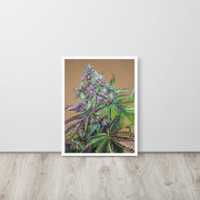 Load image into Gallery viewer, Mendo Breath framed poster - white frame