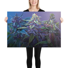 Load image into Gallery viewer, PURPS 36"x24" Purple Cannabis Poster