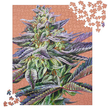 Load image into Gallery viewer, Mandarin Cookies cannabis jigsaw puzzle