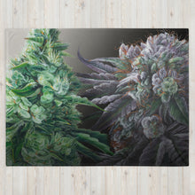 Load image into Gallery viewer, Day & Night cannabis throw blanket