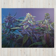 Load image into Gallery viewer, PURPS cannabis throw blanket