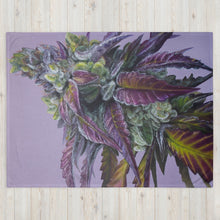 Load image into Gallery viewer, Dream Factory cannabis throw blanket