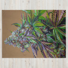 Load image into Gallery viewer, Mendo Breath cannabis throw blanket