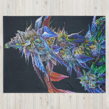 Load image into Gallery viewer, Khalifa Kush cannabis throw blanket