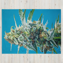 Load image into Gallery viewer, OG Kush cannabis throw blanket