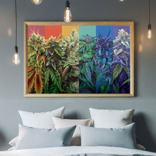 Load image into Gallery viewer, STRainbow Cannabis 36x24 Poster