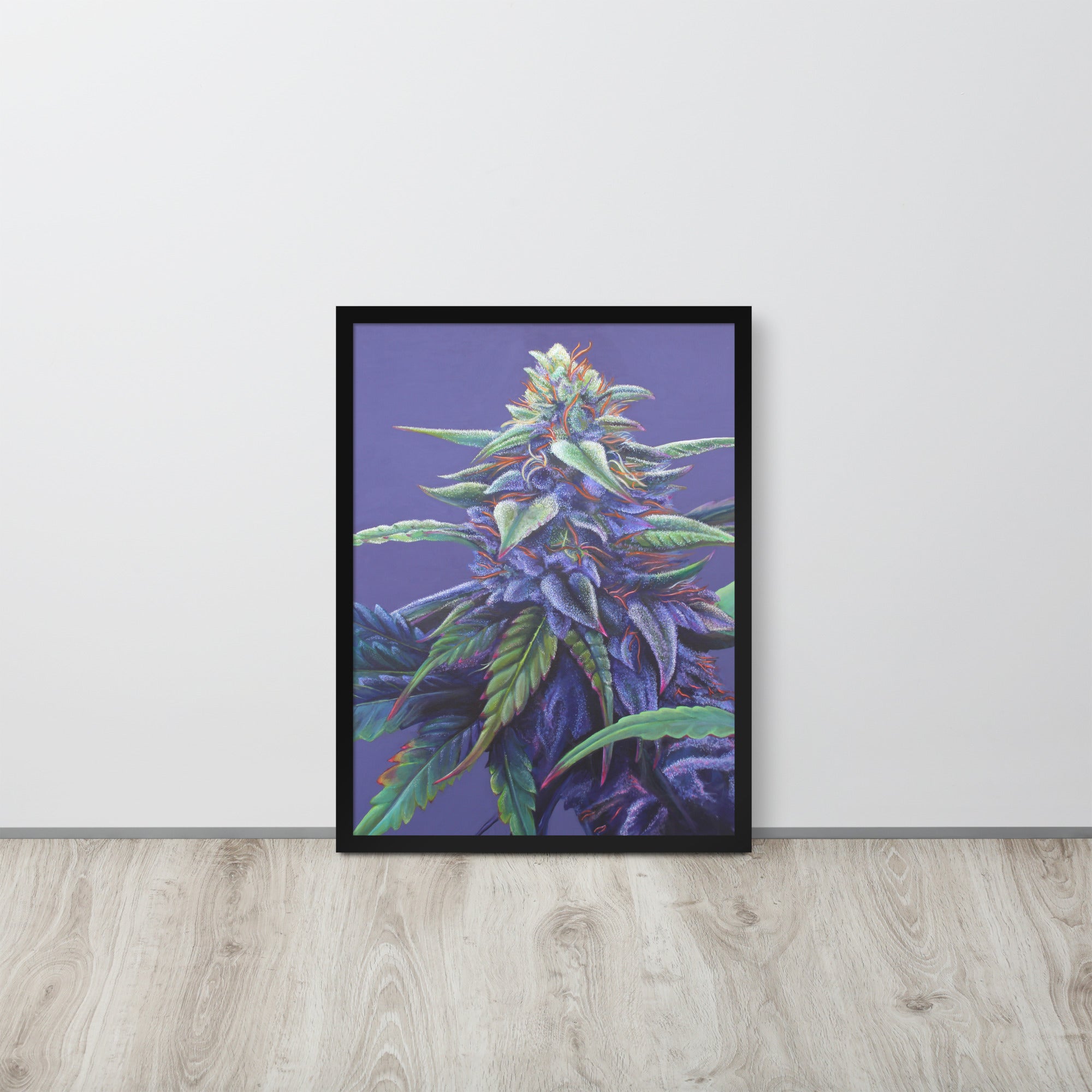FRAMED 18x24 Purple Haze Cannabis Poster – Canna Queens Project