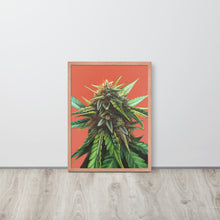 Load image into Gallery viewer, FRAMED 18x24 Wedding Glue Cannabis Poster