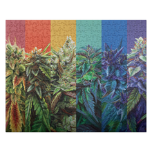 Load image into Gallery viewer, STRainbow Cannabis Jigsaw Puzzle