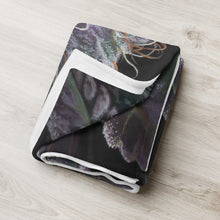 Load image into Gallery viewer, Black Afghan Throw Blanket