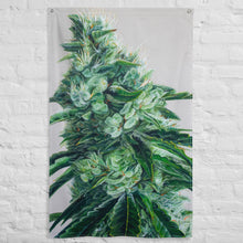 Load image into Gallery viewer, White Durban cannabis flag
