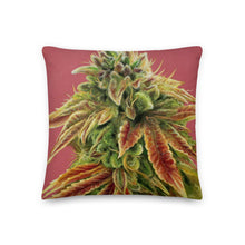 Load image into Gallery viewer, Gorilla Zkittlez cannabis throw pillow
