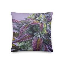 Load image into Gallery viewer, Dream Factory cannabis throw pillow
