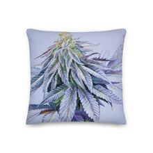 Load image into Gallery viewer, Cotton Candy Cookies cannabis throw pillow
