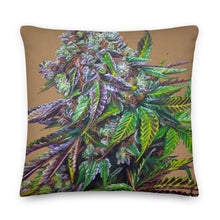 Load image into Gallery viewer, Mendo Breath cannabis throw pillow
