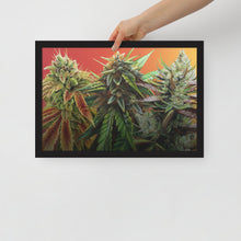 Load image into Gallery viewer, FIRE framed 18x12 poster - black frame
