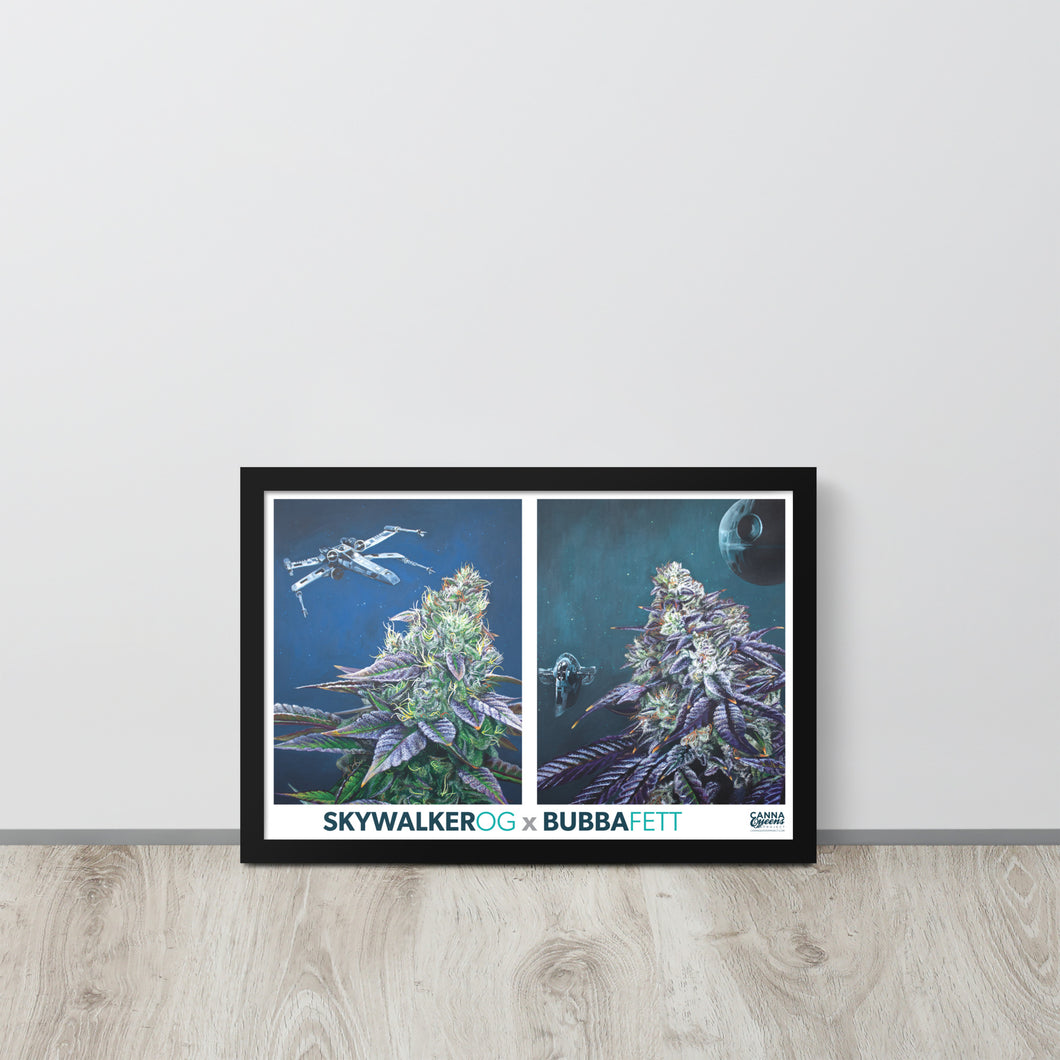 FRAMED Star Wars Cannabis Poster