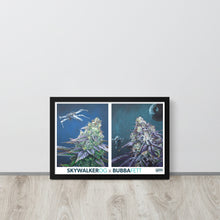 Load image into Gallery viewer, Star Wars framed 12x18 poster - black frame
