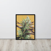 Load image into Gallery viewer, Super Lemon Haze framed poster - black frame
