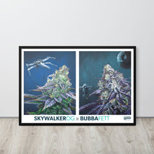 Load image into Gallery viewer, FRAMED Star Wars Cannabis Poster
