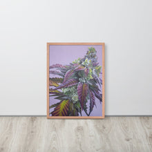 Load image into Gallery viewer, Dream Factory framed poster - red oak frame
