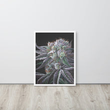 Load image into Gallery viewer, Black Afghan framed poster - white frame
