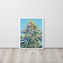 Load image into Gallery viewer, Blue Dream framed poster - white frame
