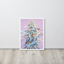 Load image into Gallery viewer, Trufflelatto Berry framed poster - white frame
