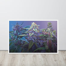 Load image into Gallery viewer, PURPS framed 36x24 poster - white frame
