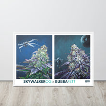 Load image into Gallery viewer, FRAMED Star Wars Cannabis Poster
