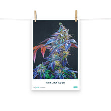 Load image into Gallery viewer, STRAIN NAME Khalifa Kush Poster
