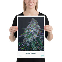 Load image into Gallery viewer, STRAIN NAME Sour Diesel Poster
