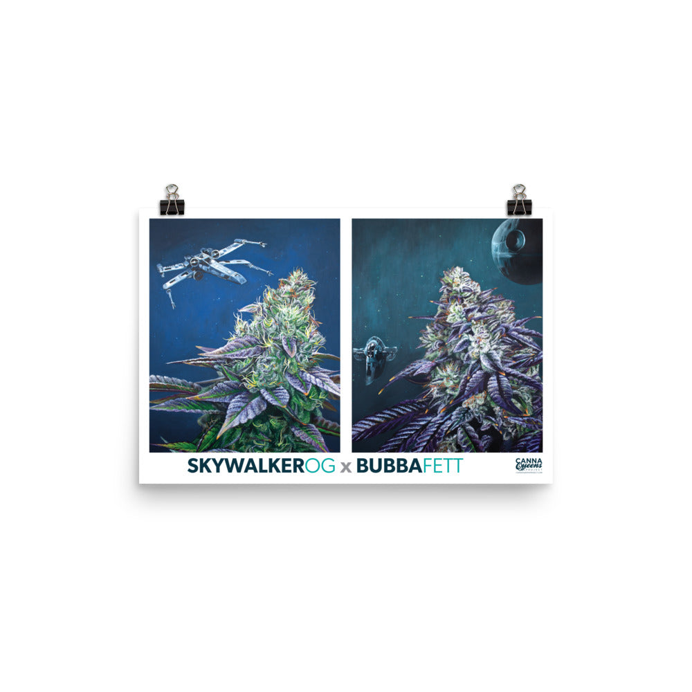 Star Wars Cannabis Poster