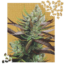 Load image into Gallery viewer, Super Lemon Haze cannabis jigsaw puzzle
