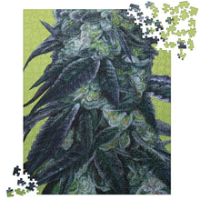 Load image into Gallery viewer, Animal Face cannabis jigsaw puzzle
