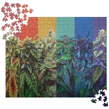 Load image into Gallery viewer, STRainbow cannabis jigsaw puzzle
