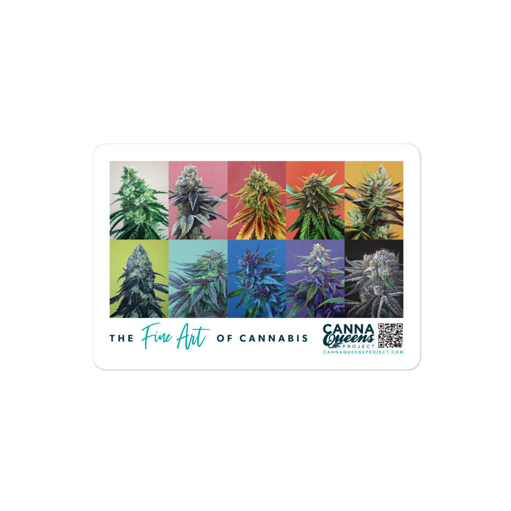 10 Strain Fine Art of Cannabis sticker
