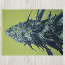 Load image into Gallery viewer, Animal Face cannabis throw blanket

