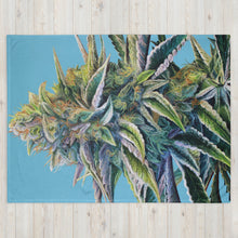Load image into Gallery viewer, Blue Dream cannabis throw blanket
