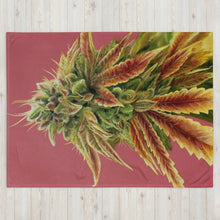 Load image into Gallery viewer, Gorilla Zkittlez cannabis throw blanket
