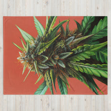 Load image into Gallery viewer, Wedding Glue cannabis throw blanket
